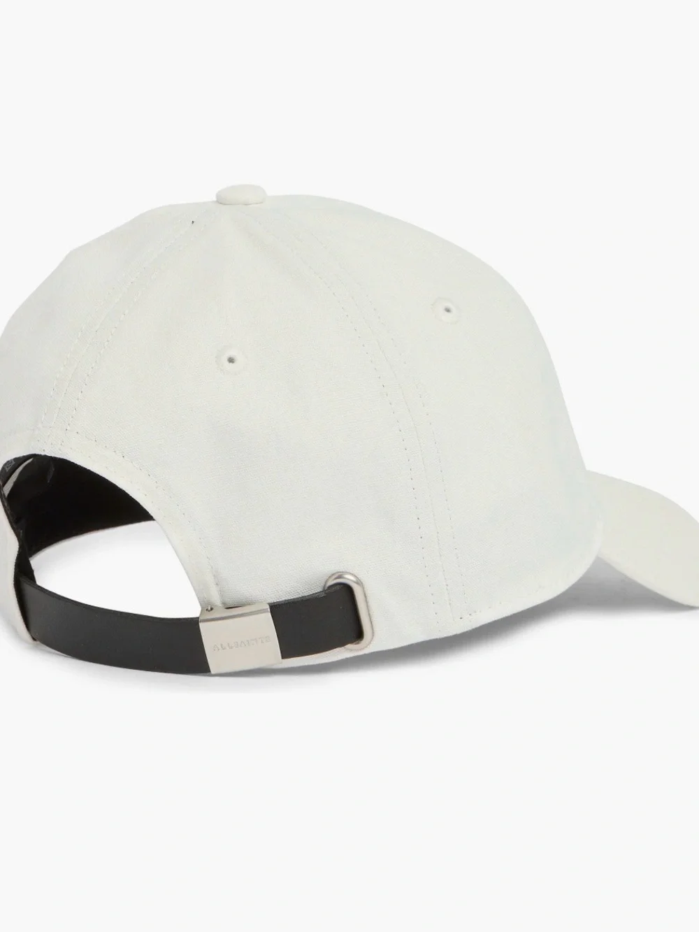 AllSaints White Logo Baseball Cap unisex